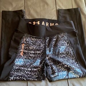 Under Armour Heatgear compression crop leggings